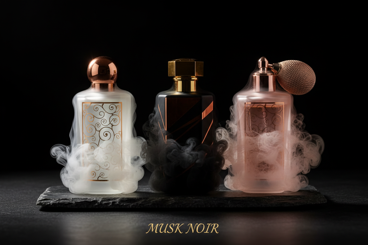 Comparaison entre musc blanc, musc noir et musc poudré