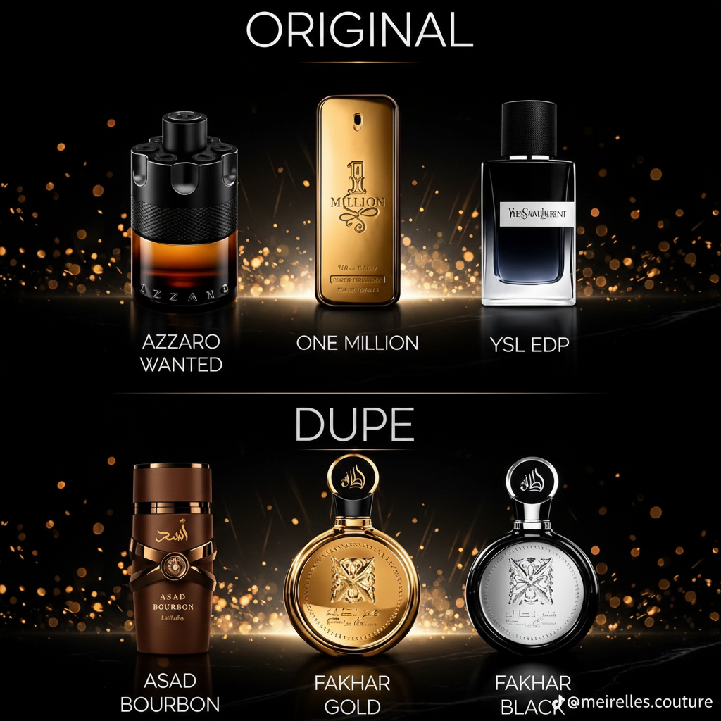 Comparaison d’alternatives orientales à Azzaro Wanted, One Million et YSL Y