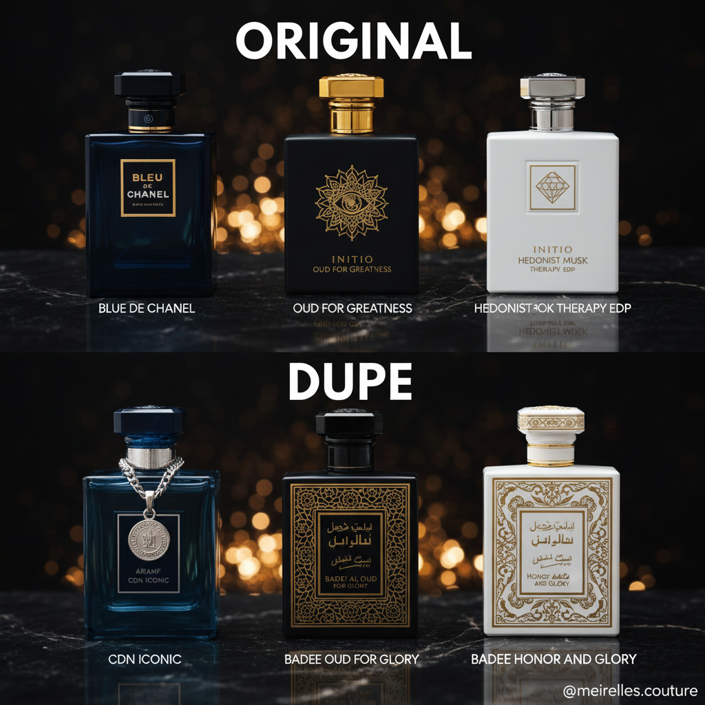 Comparaison d’alternatives orientales à Bleu de Chanel et Initio