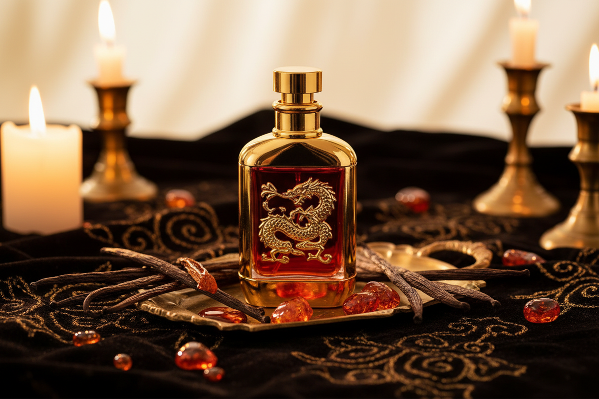 Extrait de parfum oriental à la vanille