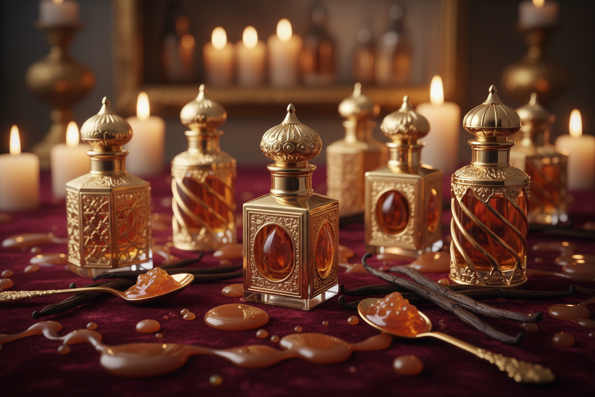Parfum gourmand aux accords vanille et caramel