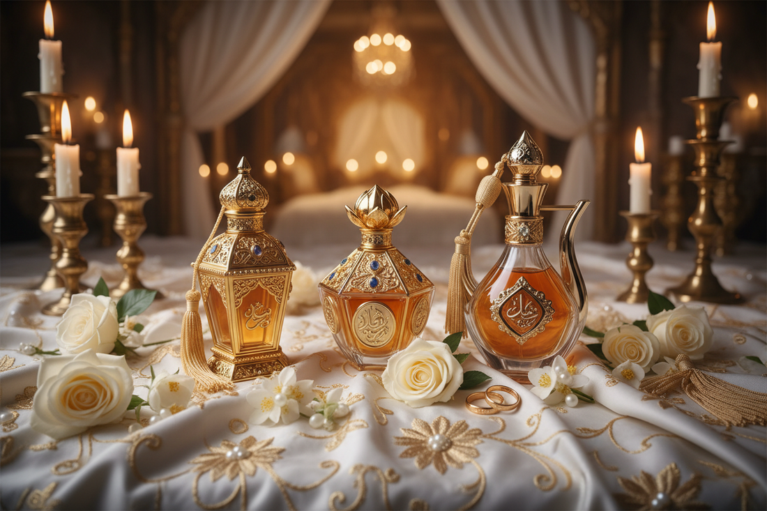 Flacon de parfum oriental pour un mariage et une grande occasion