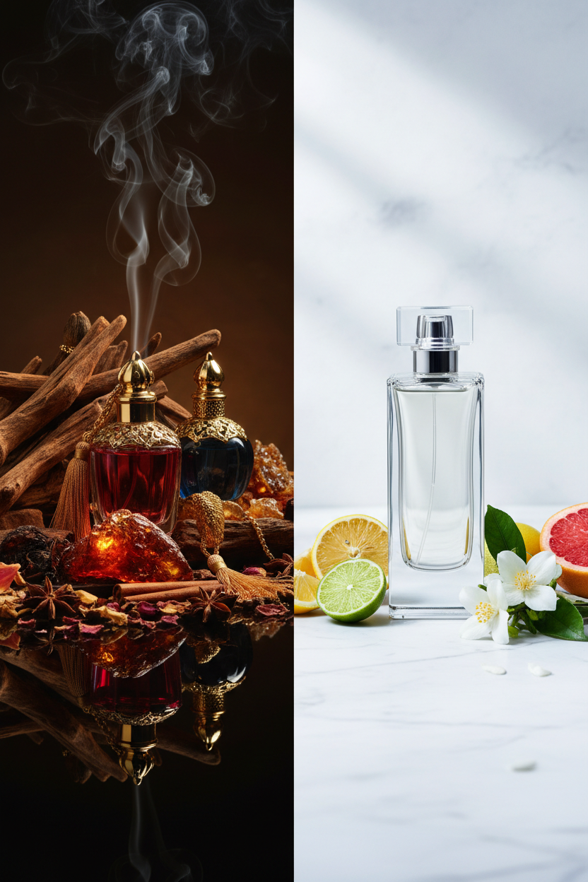 Parfum Oriental vs Parfum Occidental : Quelles sont les Vraies Différences ?