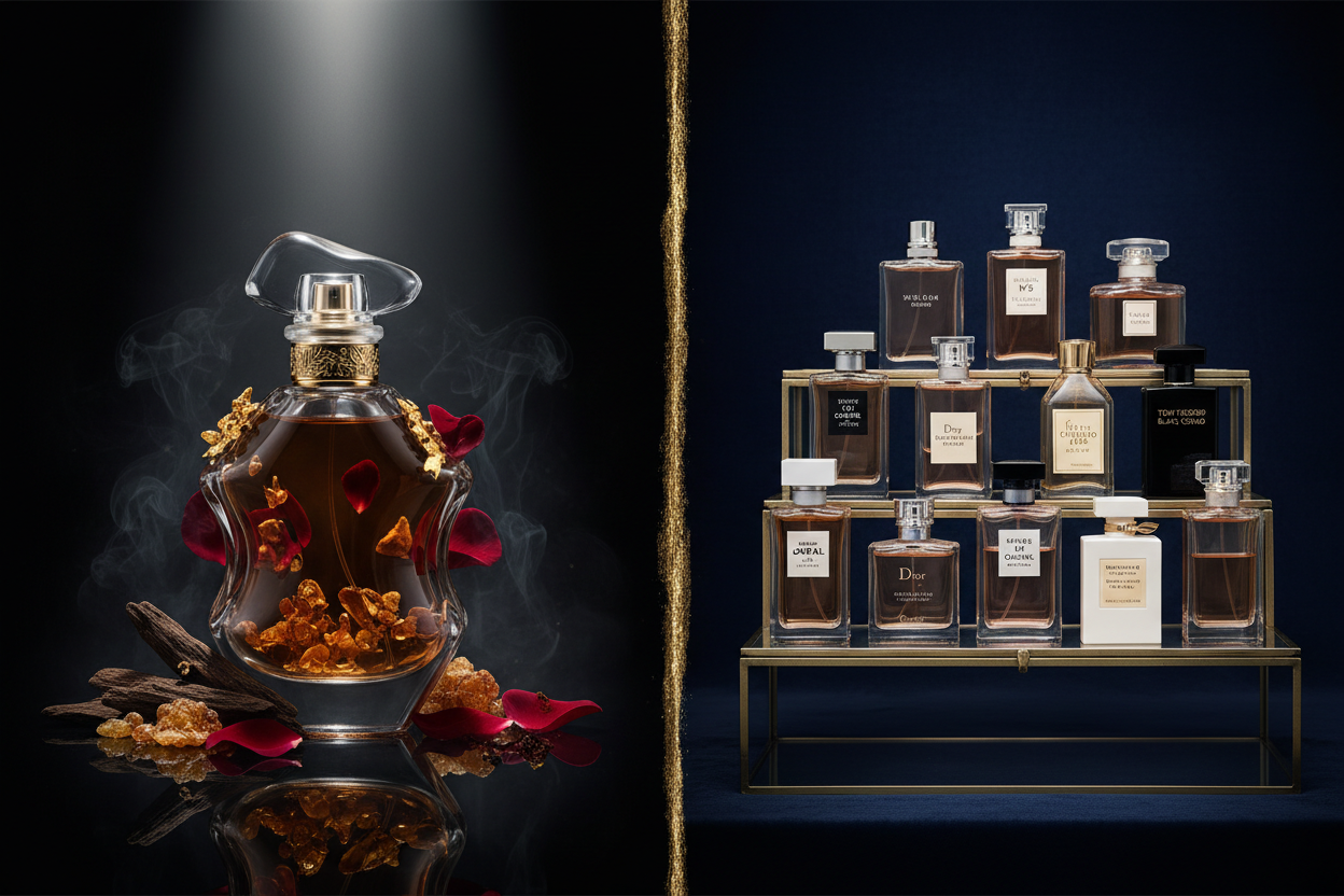Parfums de niche vs grandes marques : comment faire le bon choix ?