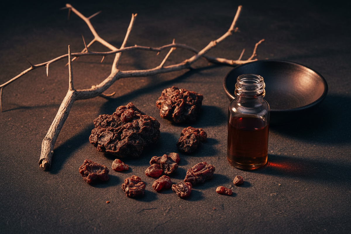 Myrrhe en parfumerie orientale : origine, odeur, résine et usages