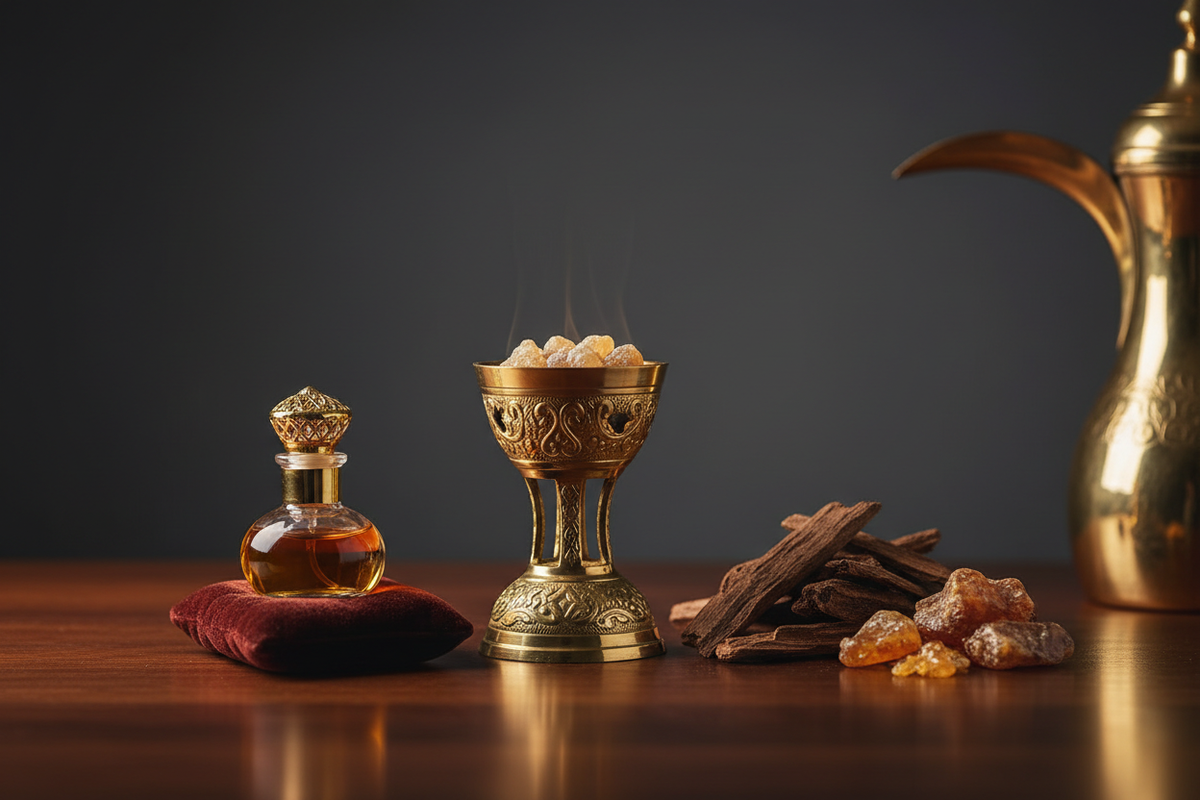 La parfumerie du Golfe : histoire, matières, usages et rituels