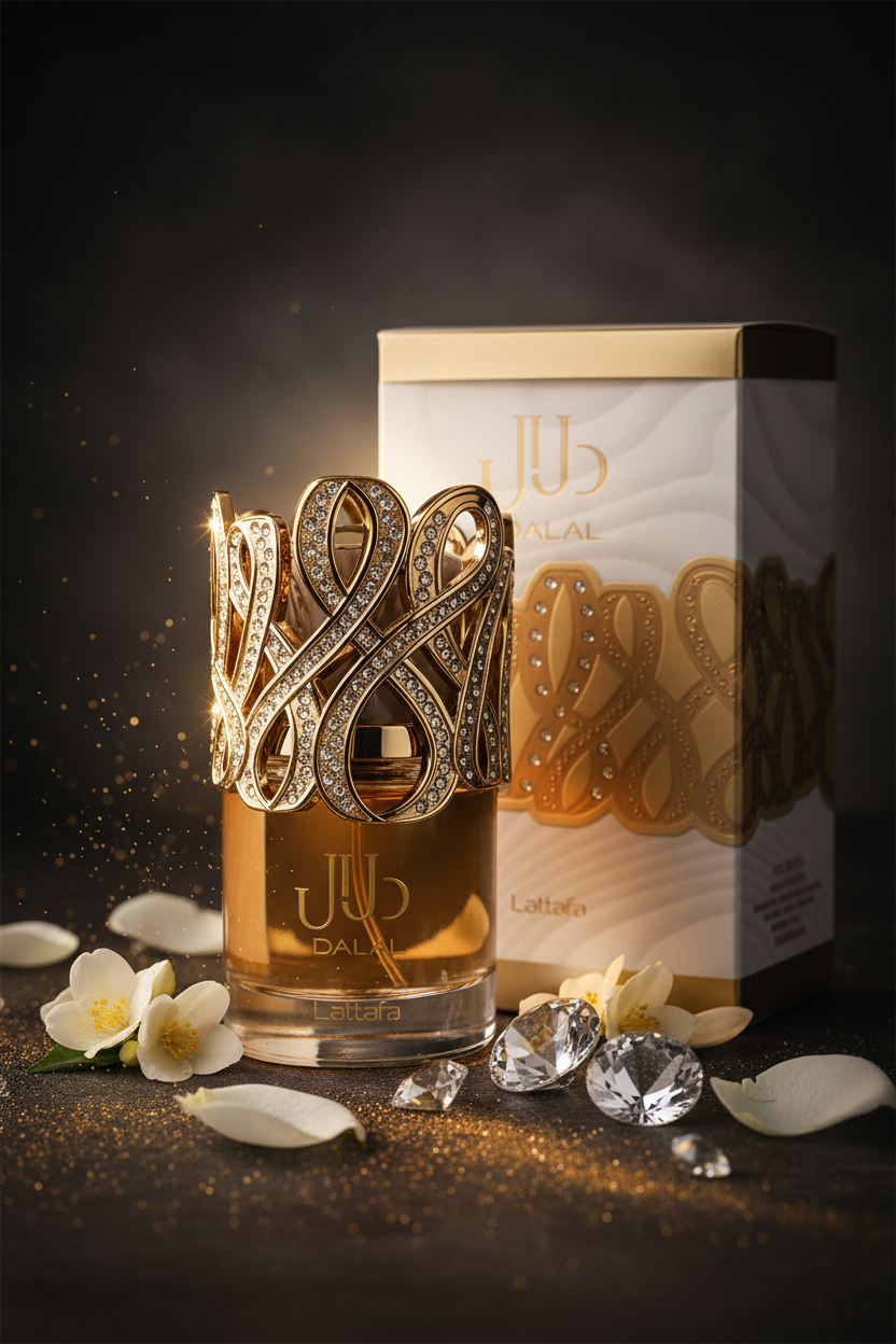 Parfum arabe femme Lattafa Dalal 100ml – Eau de Parfum floral oriental précieux Dubai longue tenue