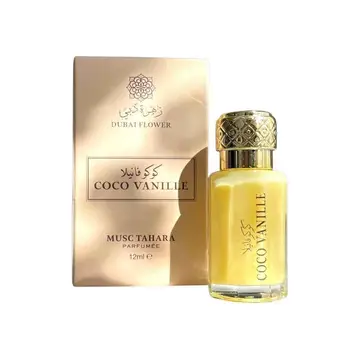 "Parfum arabe musc tahara Coco Vanille 12ml – Dubai Flower | Parfum oriental Dubai authentique