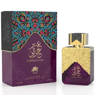 Parfum dubai ambre oriental femme Al Fares Amber Ghazali EDP 100ml – parfum arabe arabesques dorées