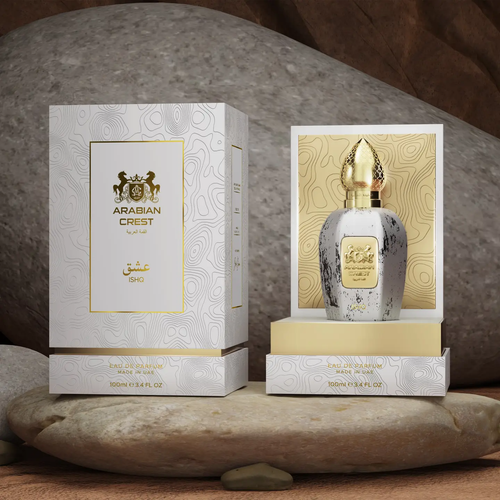 Parfum dubai oriental unisexe Arabian Crest Ishq EDP 100ml – parfum arabe authentique Made in UAE