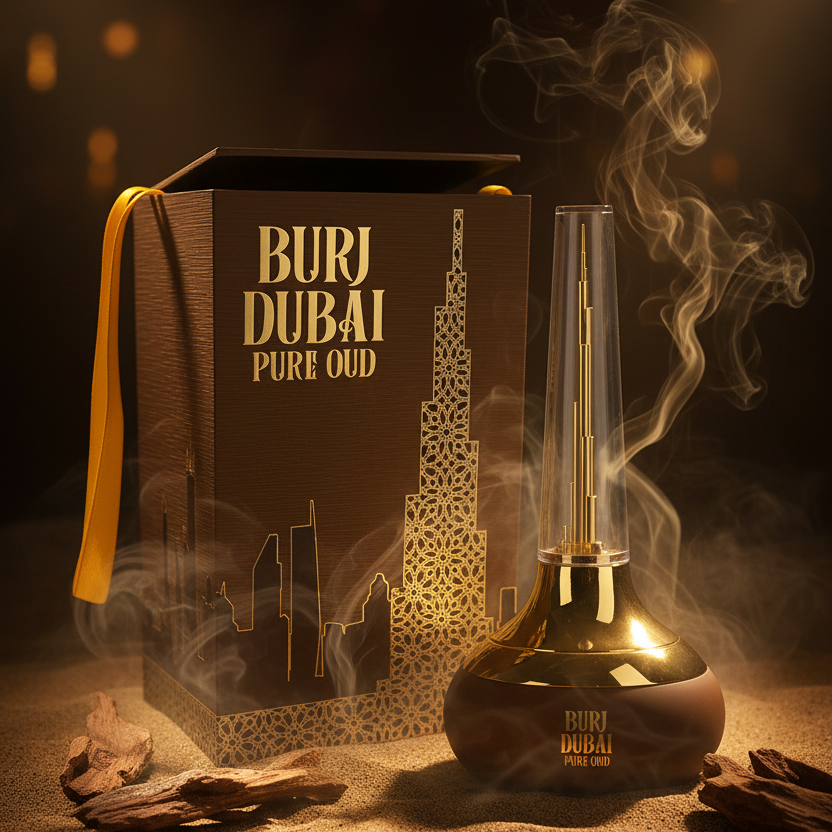 Burj Dubai Pure Oud Eau de Parfum 100 ml – flacon