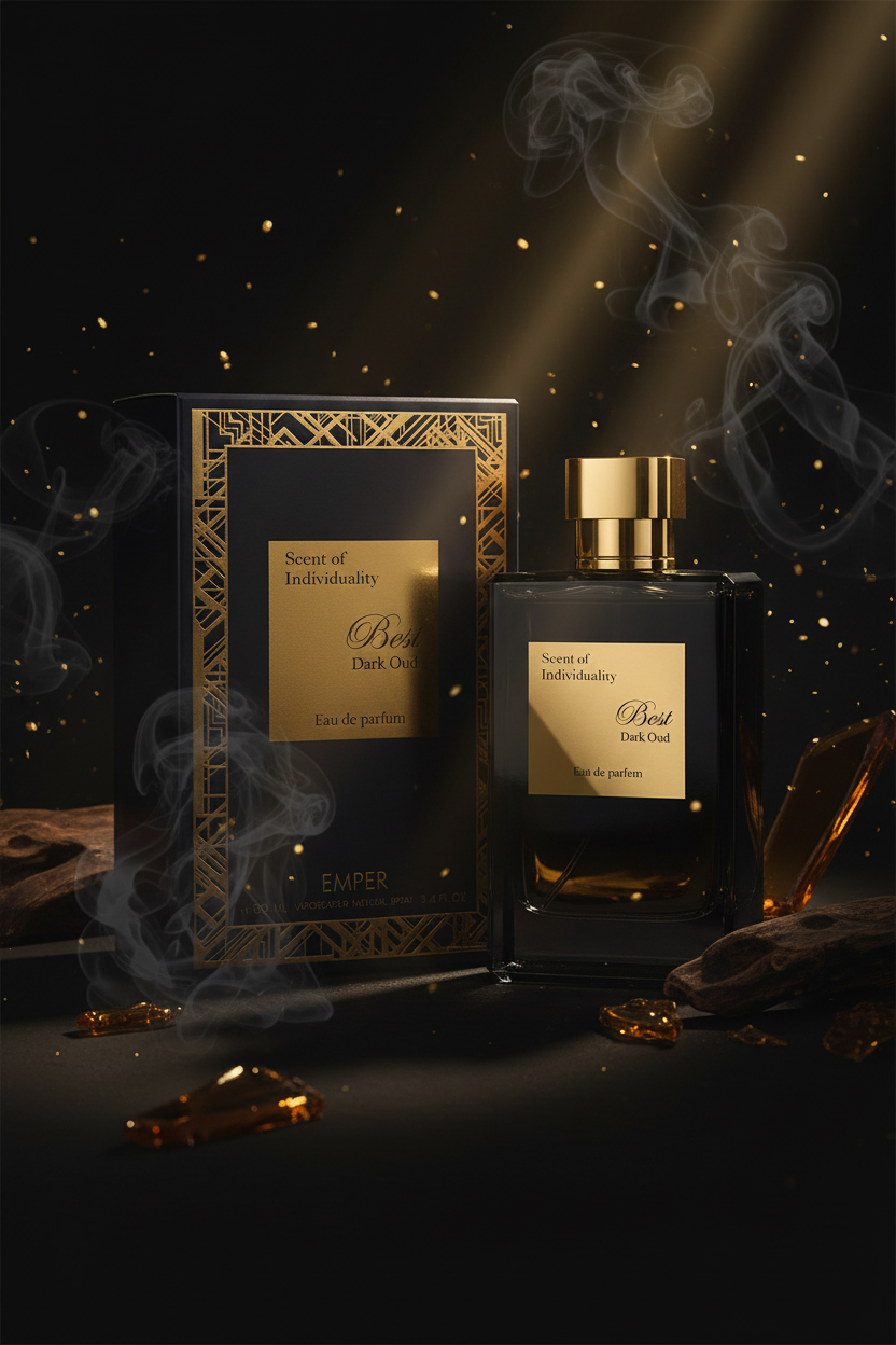 Parfum oud sombre unisexe Imper Best Dark Oud 100ml – Eau de Parfum oriental Dubai longue tenue