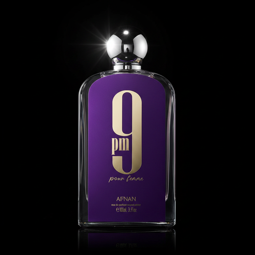 Afnan 9PM Pour Femme fond noir