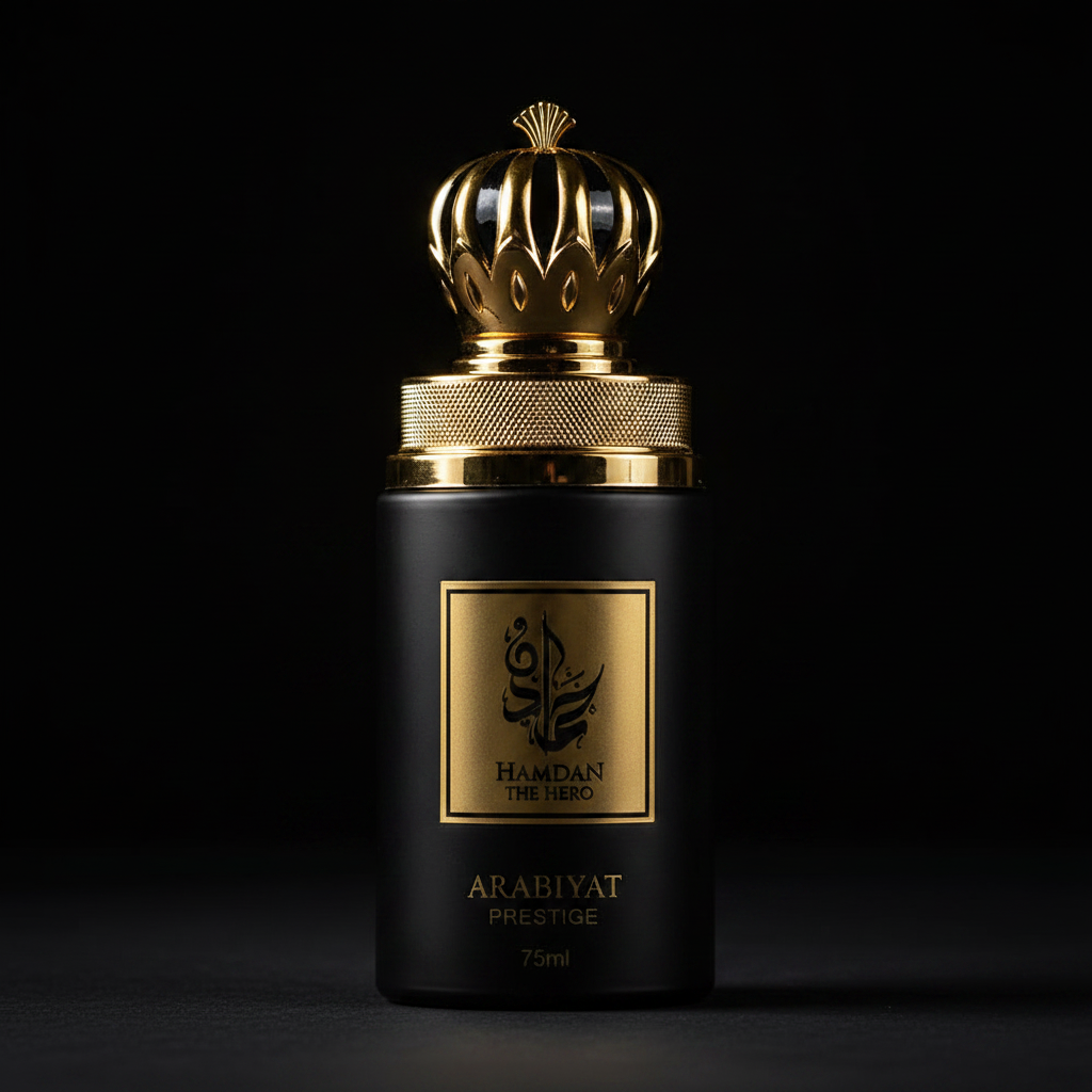 Arabiyat Prestige Hamdan The Hero cinématographique fond noir