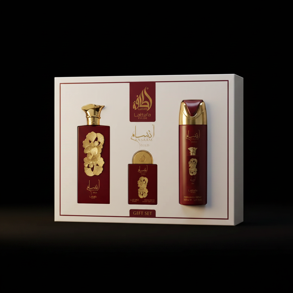 Coffret Ansaam Gold Lattafa Pride