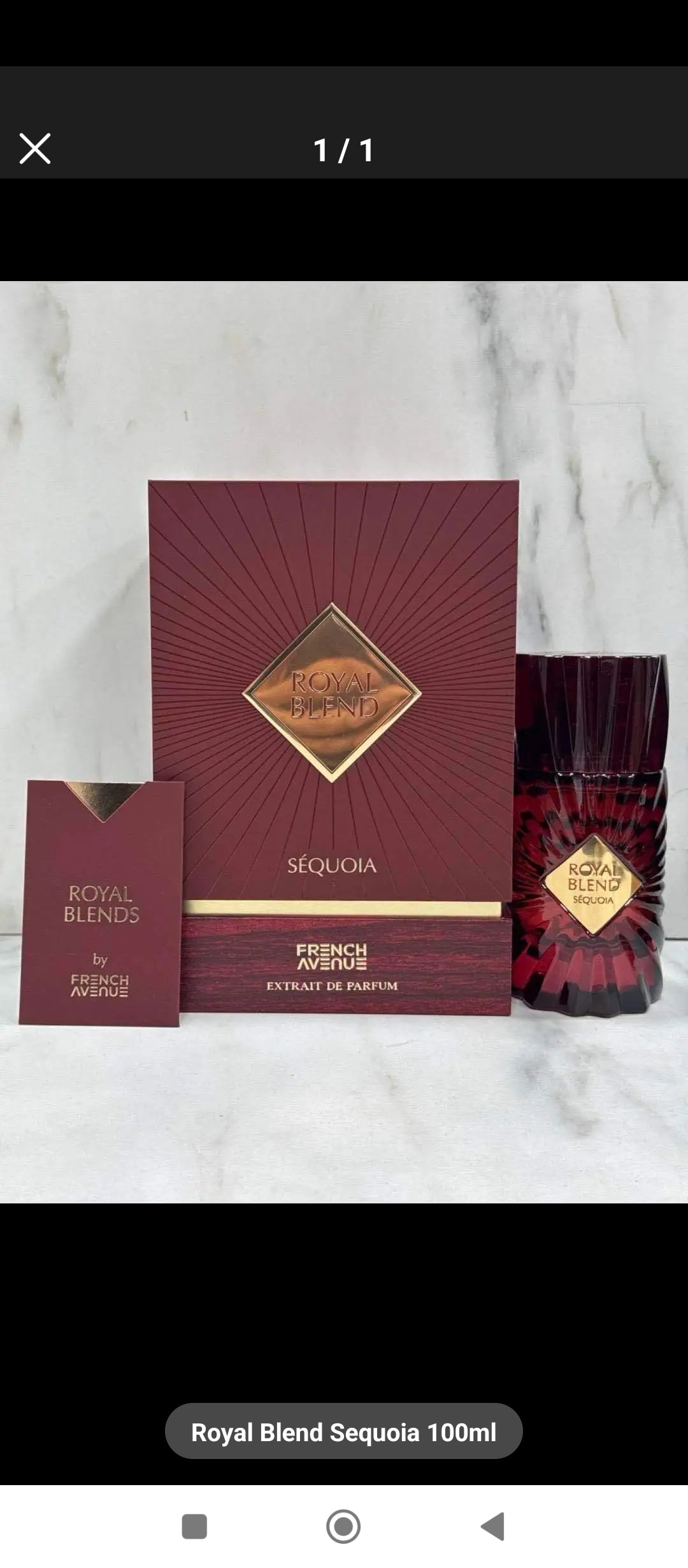 Royal Blend Séquoia French Avenue Extrait de Parfum 100ml