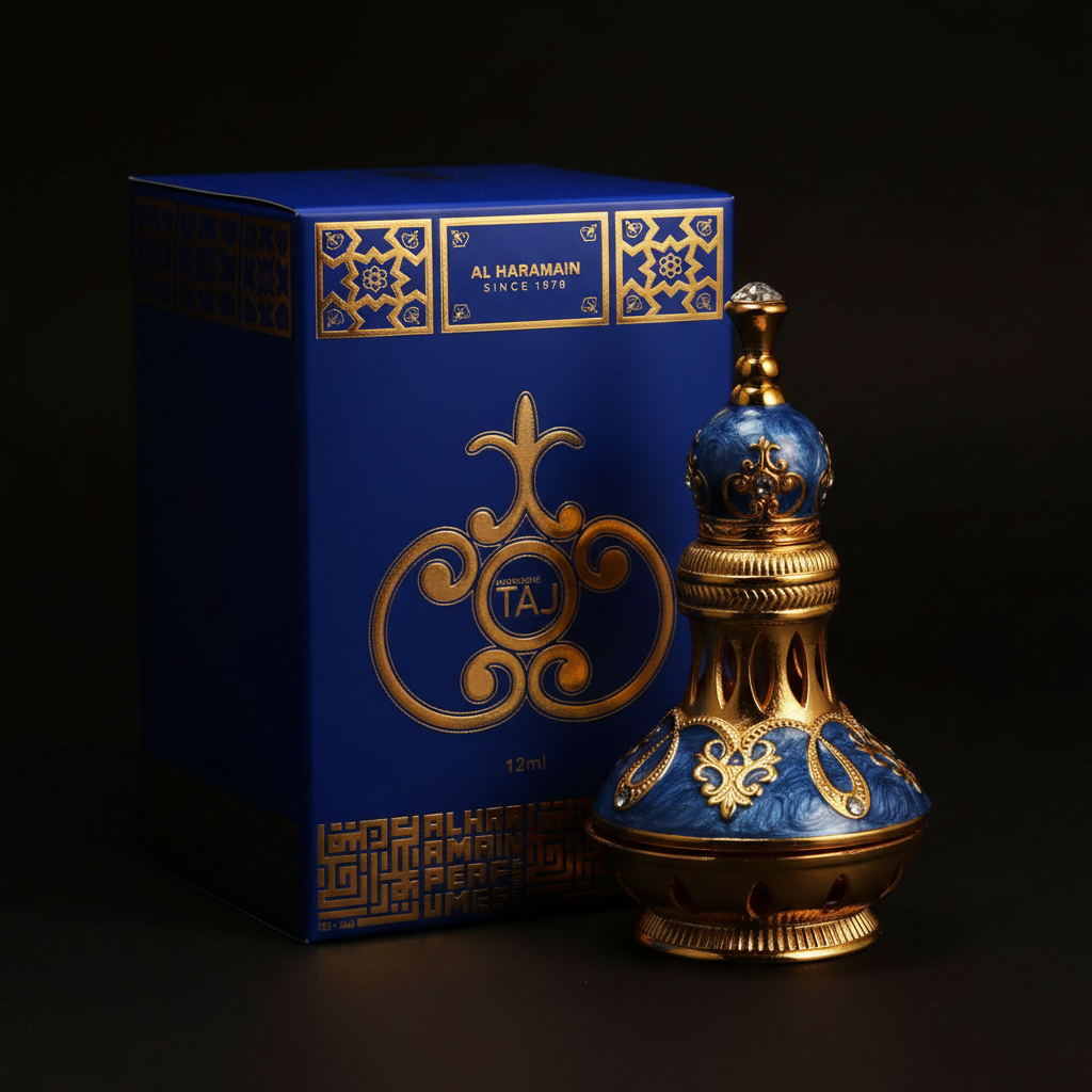 Taj Al Haramain photo luxe fond sombre