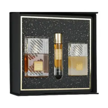 Coffret Khamrah Lattafa parfum oriental gourmand 100ml 12ml 50ml