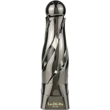 Arabiyat Prestige La-Di-Da pour Lui EDP 100ml – flacon colonne torsée gunmetal noir bouchon sphère poli