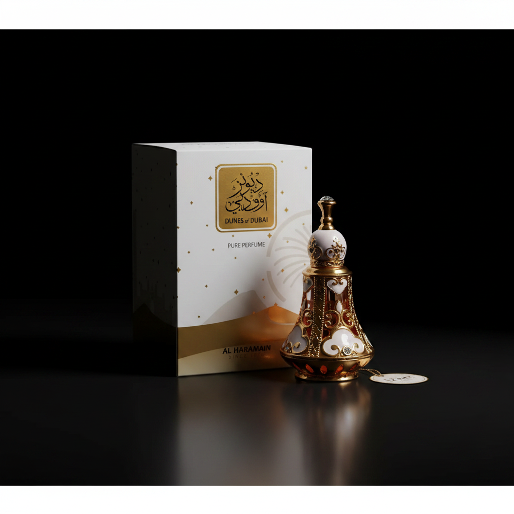 Dunes of Dubai Al Haramain photo luxe fond sombre