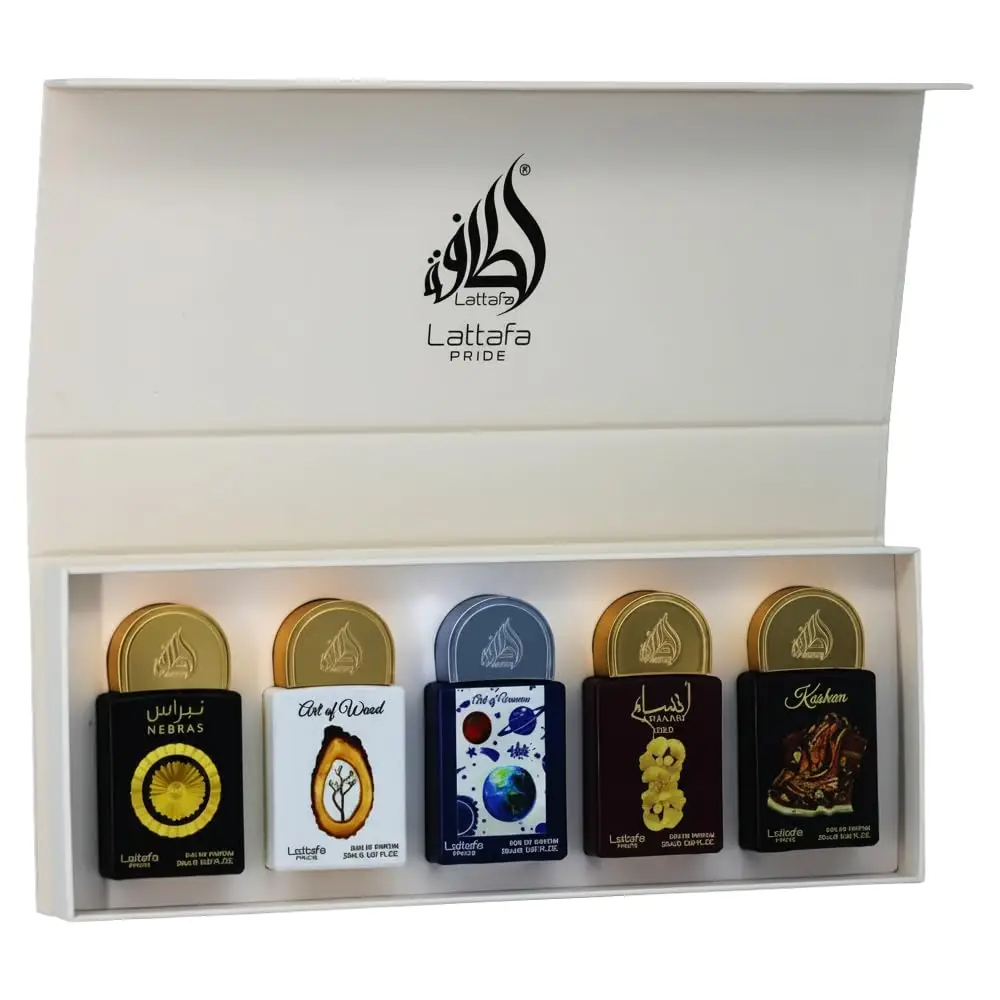 Coffret Lattafa Pride Collection n°3 5 eaux de parfum orientaux 20ml cadeau