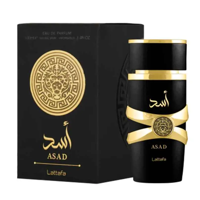 Lattafa Asad Eau de Parfum 100ml - Flacon noir et or
