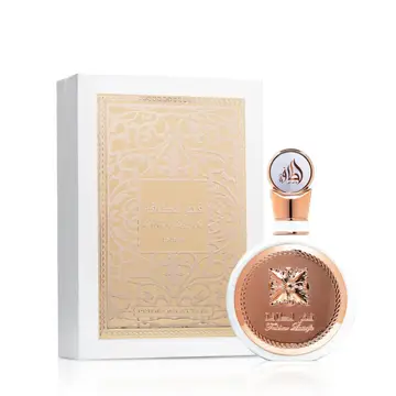 Lattafa Fakhar Femme 100ml - Flacon rosé doré et écrin blanc
