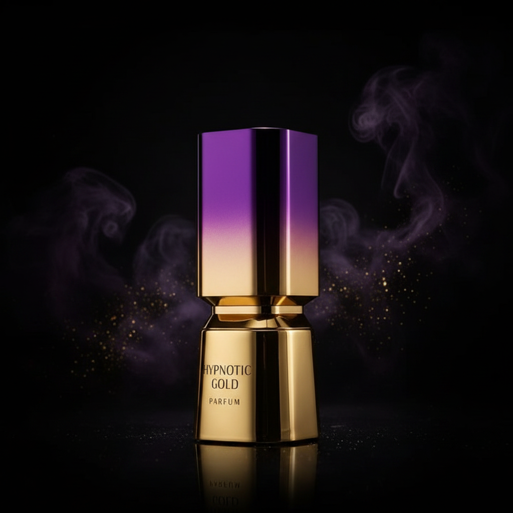 Hypnotic Gold – visuel luxe fond sombre