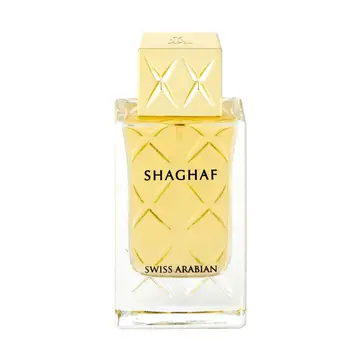 Swiss Arabian Shaghaf Eau de Parfum féminin – floral oriental rose musc flacon doré matelassé