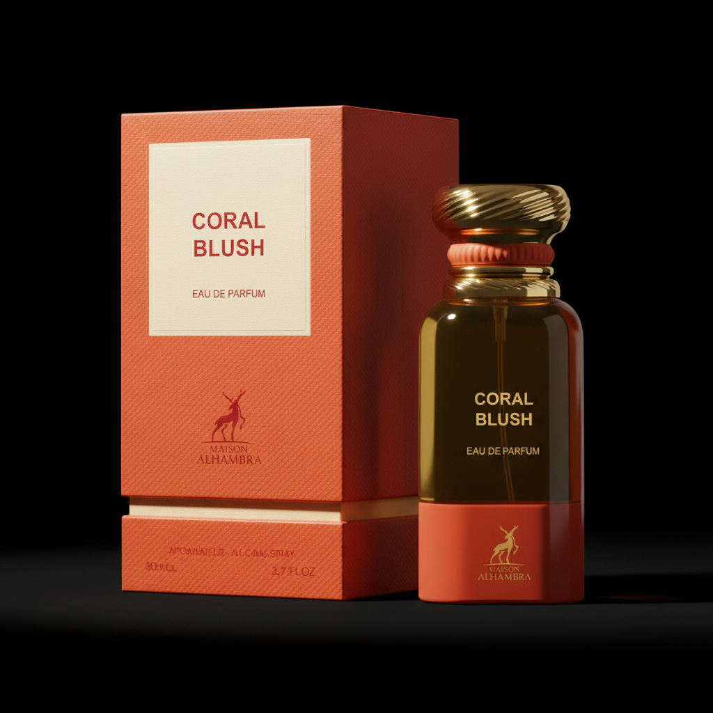 Maison Alhambra Coral Blush fond noir