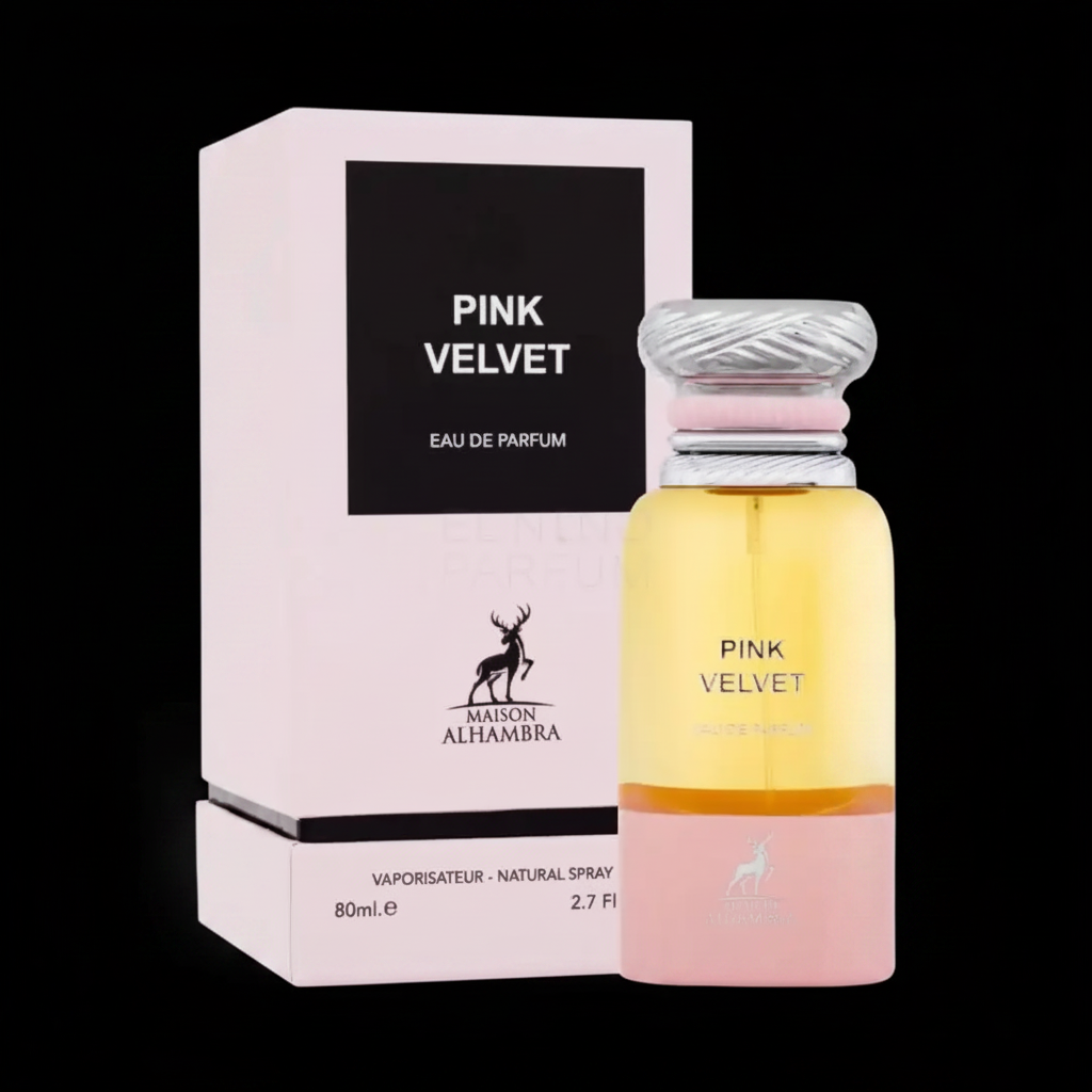 Maison Alhambra Pink Velvet fond noir