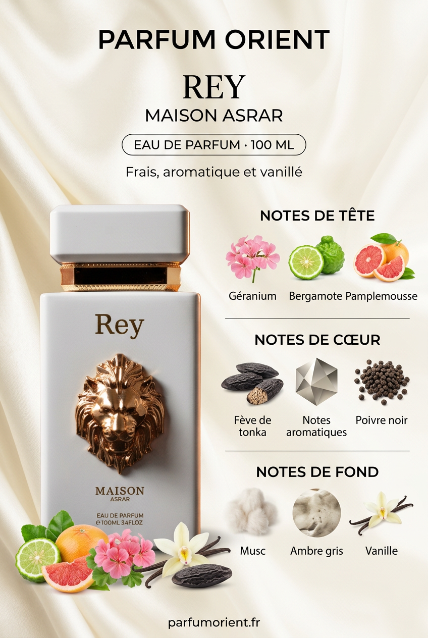 Visuel Instagram Rey de Maison Asrar pour Parfum Orient